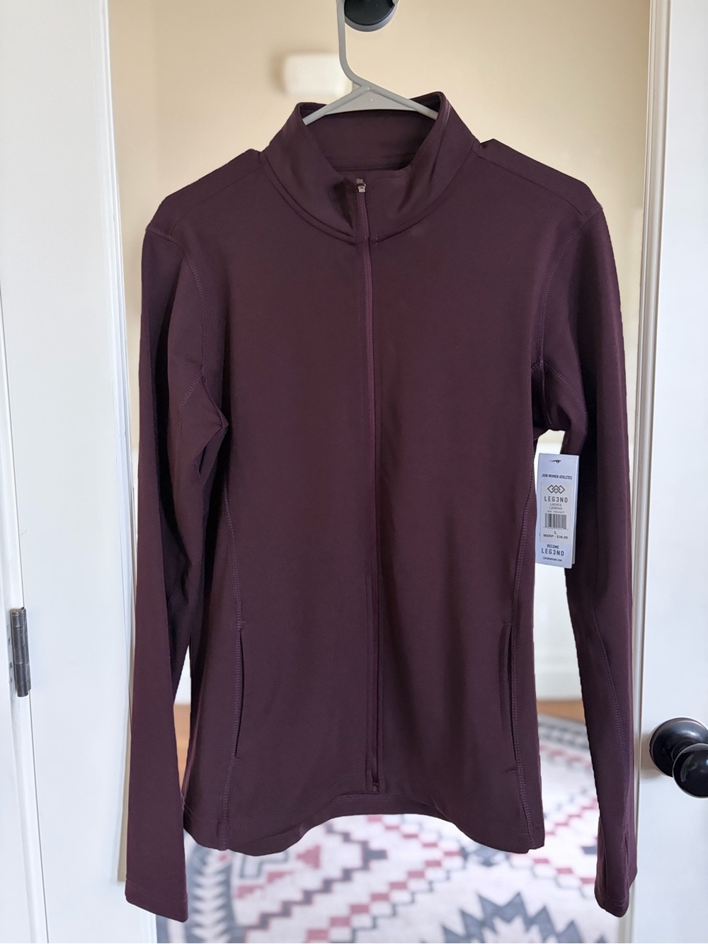Legend Women’s Full-Zip Lightweight Jacket - Deep Plum